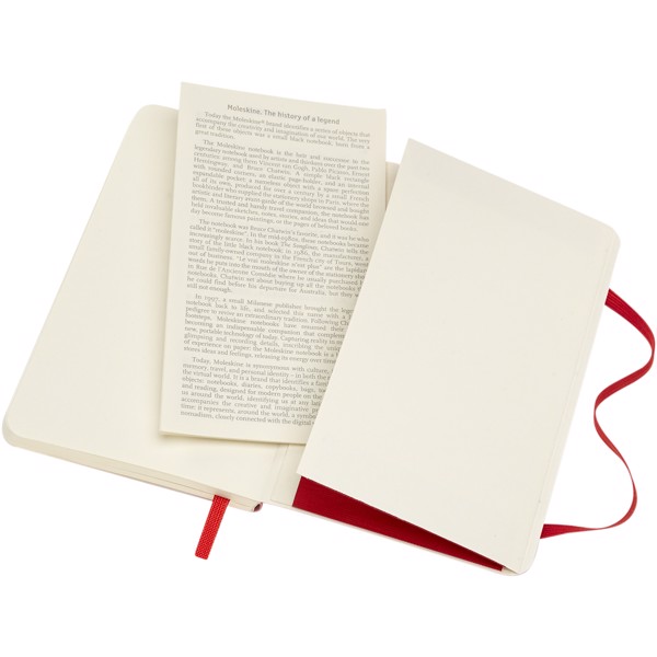Classic PK soft cover notebook - dotted - Scarlet red