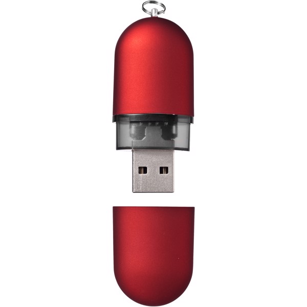 Zakulacené USB Business - Červená s efektem námrazy / 32GB