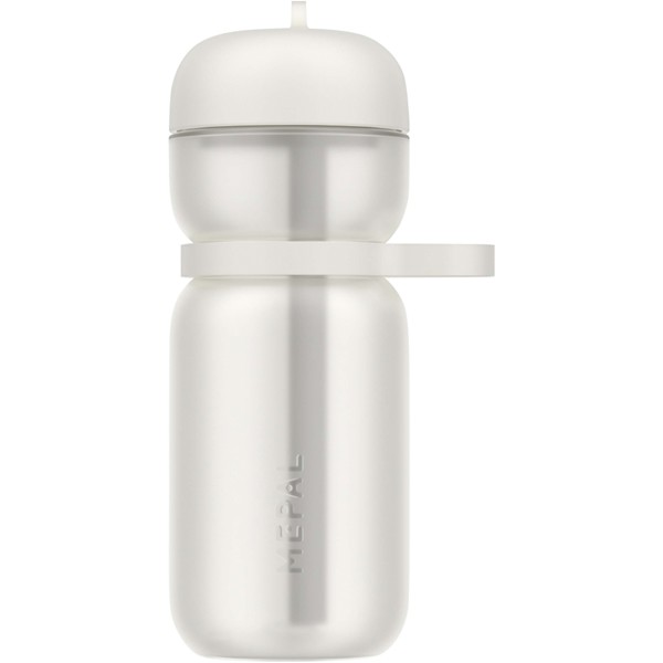 Mepal 600 ml sport bottle with flip lid - White