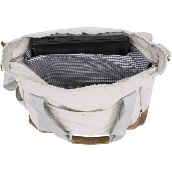 Bolsa Tote de lona resistente con cremallera "Harper"