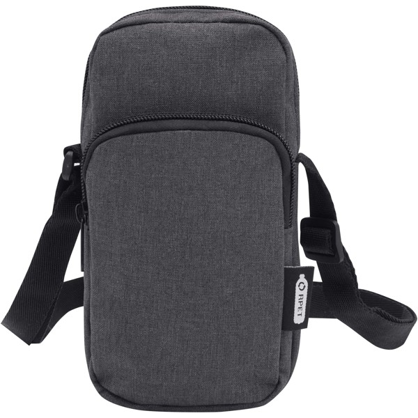 Ross GRS recycled phone pouch - Heather Charcoal