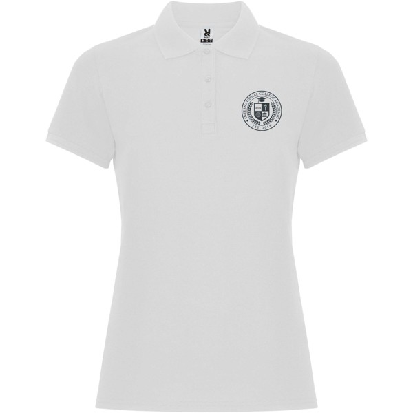 Pegaso Premium short sleeve women's polo - White / S