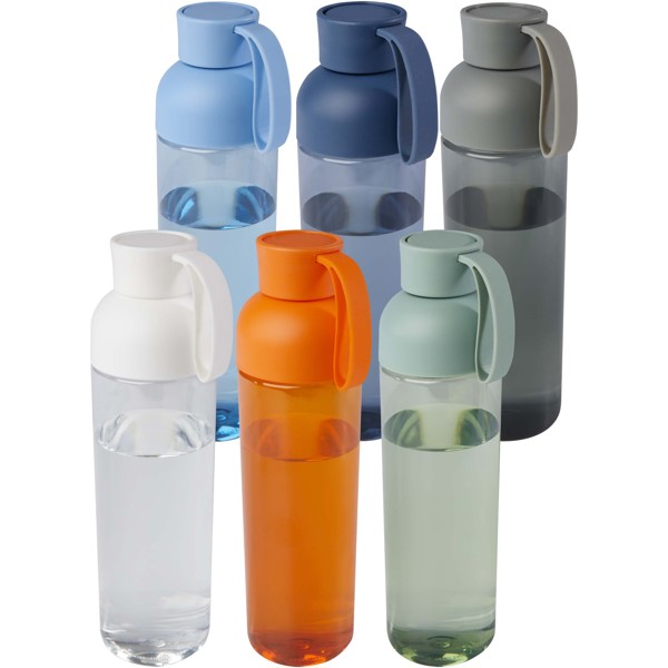 Illuminate 600 ml RPET water bottle - White