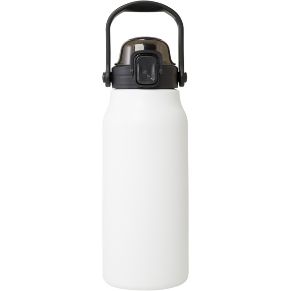 Giganto 1600 ml RCS certified recycled stainless steel copper vacuum insulated bottle - White