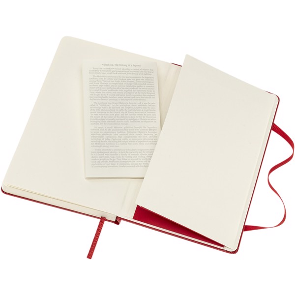 Classic PK hard cover notebook - dotted - Scarlet red