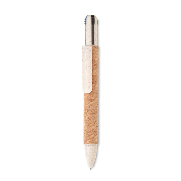 Cork 4-colour ink ball pen Arbocho