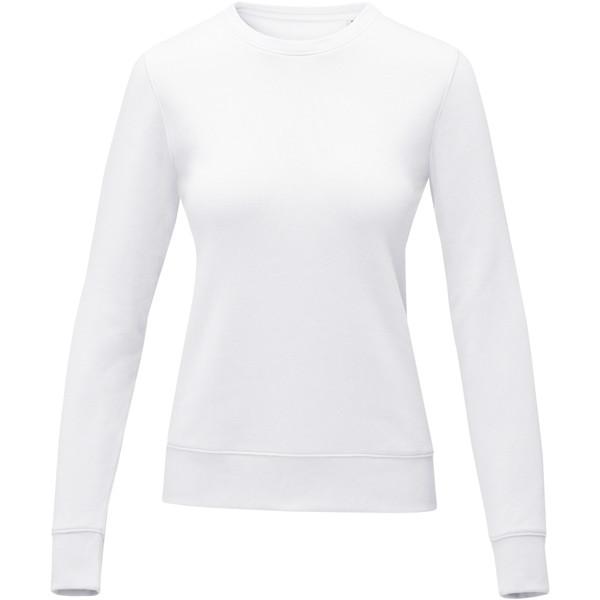 Zenon women’s crewneck sweater - White / 3XL
