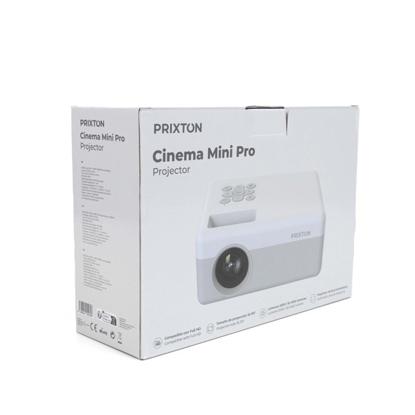 Prixton Mini Pro Cinema projector - Grey / White