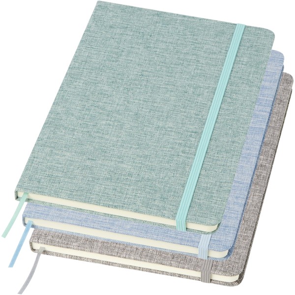 Ramona A5 cotton notebook - Grey