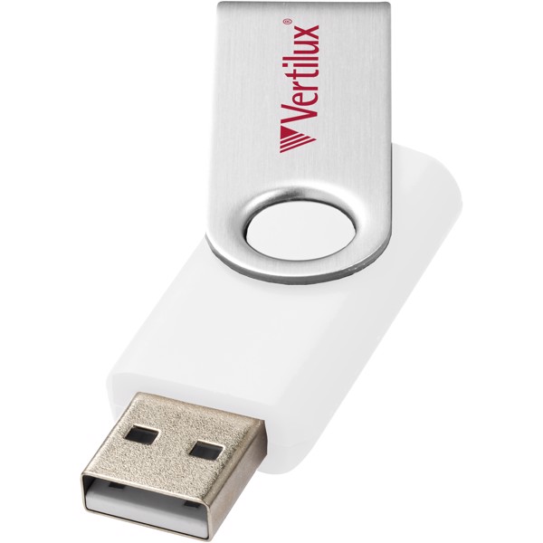 USB disk Rotate-basic, 32 GB - Bílá