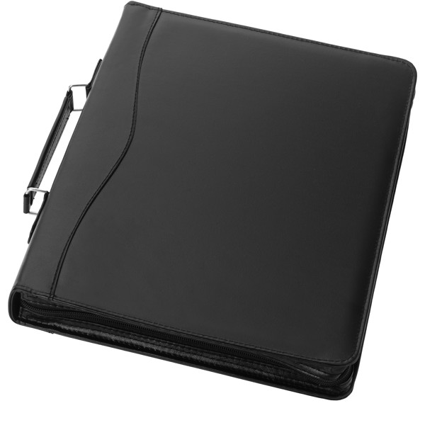 Ebony A4 briefcase portfolio - Black