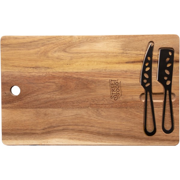 SCX.design K06 cheese board and knives set