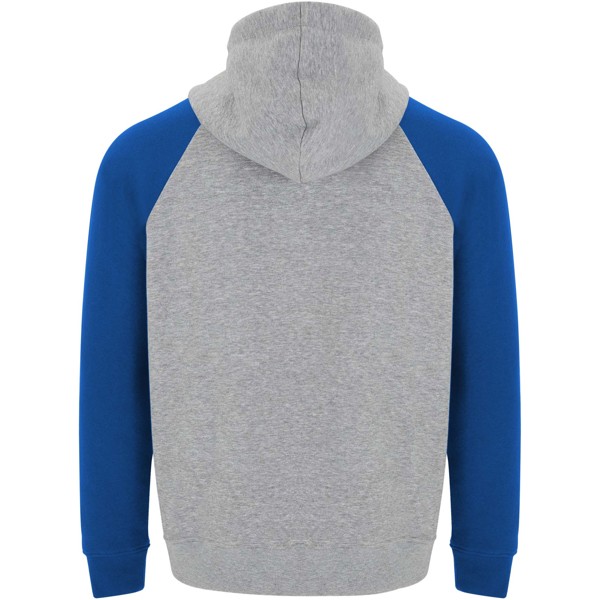 Badet kids two-tone hoodie - Heather Grey / Royal Blue / 5/6