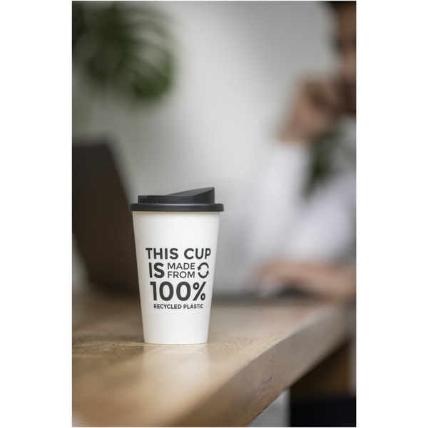 Americano® Taza con aislamiento de 350 ml de material reciclado - Blanco