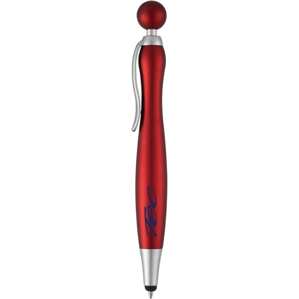 Bolígrafo stylus "Naples" - Rojo