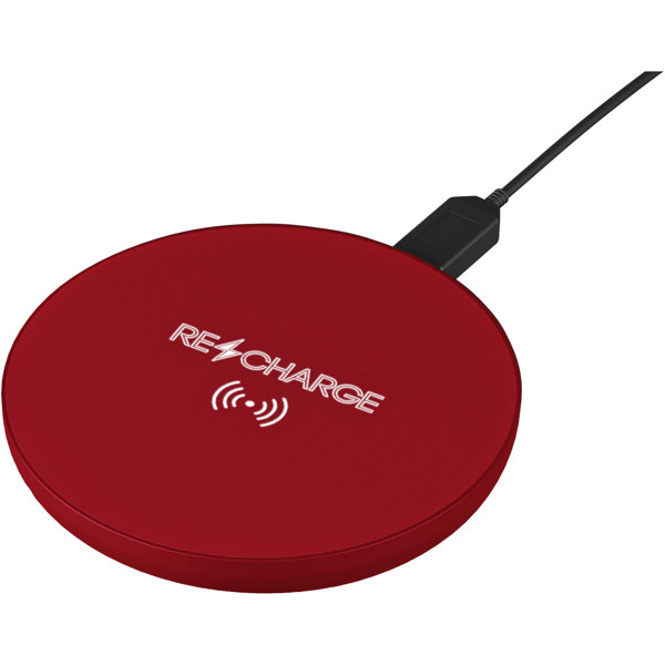 SCX.design W12 wireless charging station - Mid Red
