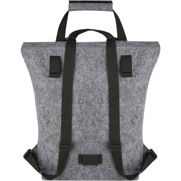 Felta GRS recycled felt roll-top bike bag 13L