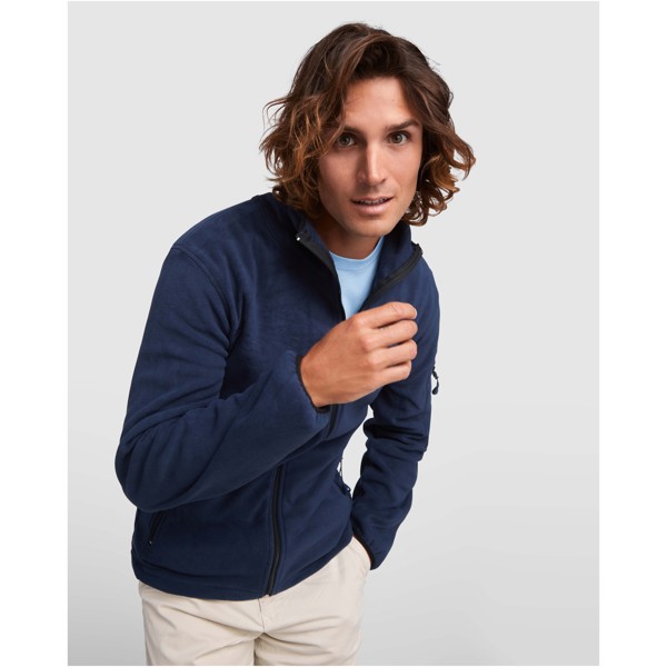 Luciane men's full zip fleece jacket - Garnet / S