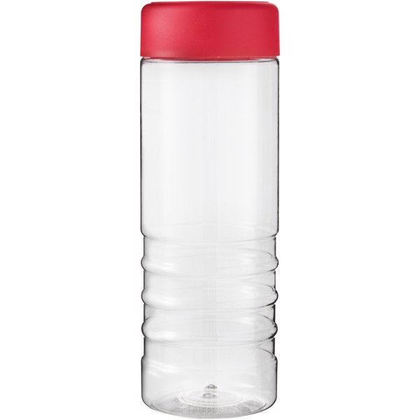 H2O Active® Treble 750 ml screw cap water bottle - Průhledná / Červená s efektem námrazy