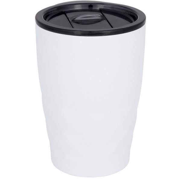 Geo 350 ml copper vacuum insulated tumbler - White