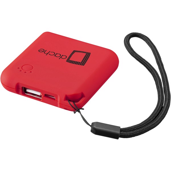 Powerbank WS109 2000 mAh - Červená s efektem námrazy / 2000mAh