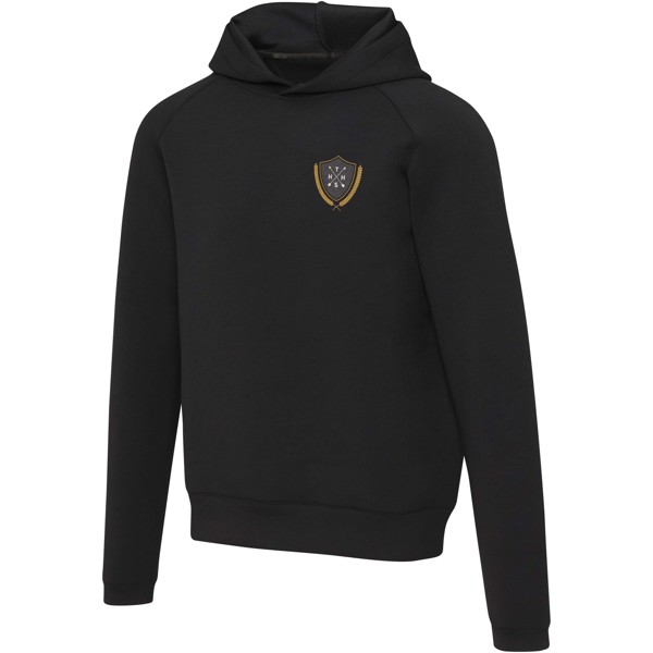 Danali unisex interlock sports hoodie - Black / 2XS