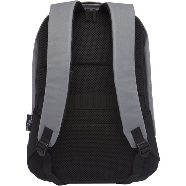 Cover GRS RPET anti-theft backpack 18L - Grey