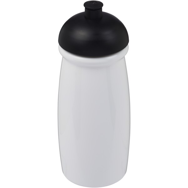 H2O Active® Pulse Bidón deportivo con Tapa Dome de 600 ml - Blanco / Negro intenso