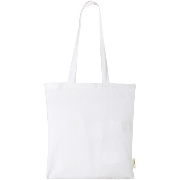 Orissa 140 g/m² organic cotton tote bag 7L - White