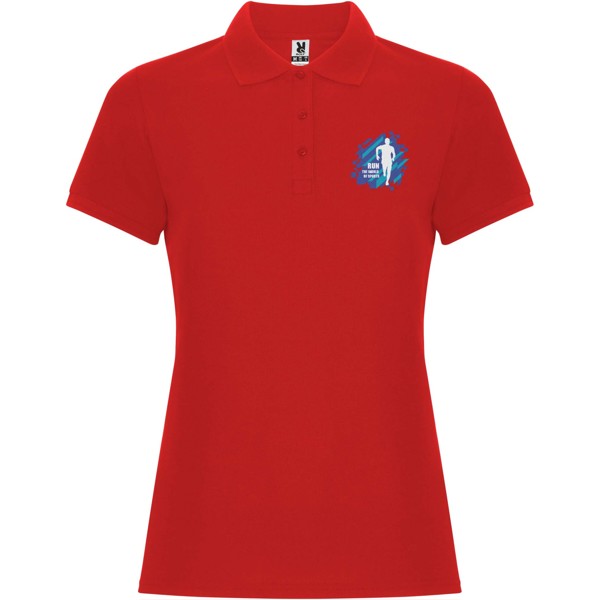Pegaso Premium short sleeve women's polo - Red / S