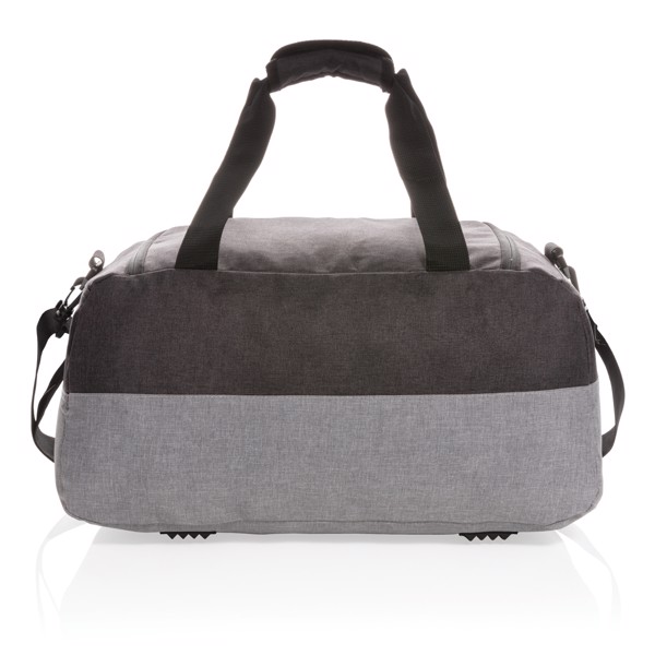 Duo colour RPET RFID weekend bag PVC free