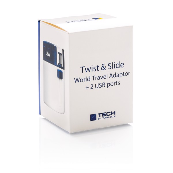 Travel Blue world travel adapter USB