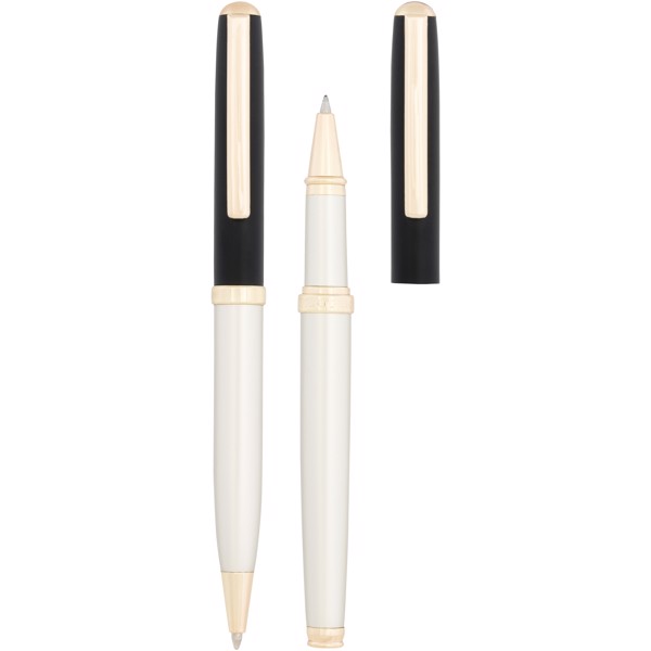 Nonet duo pen gift set - Solid black / Gold
