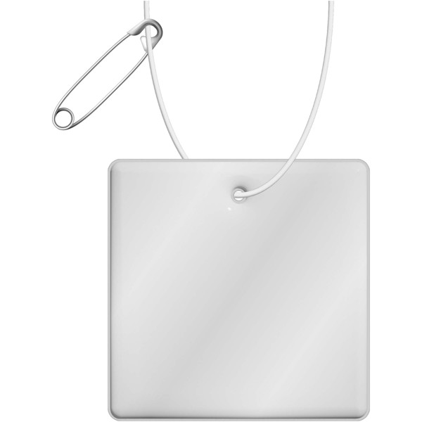 RFX™ H-16 square lightweight reflective PVC hanger - White