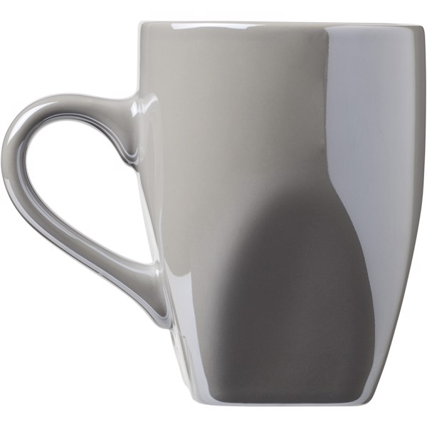 Taza de cerámica de alto brillo “Cosmic” - Gris