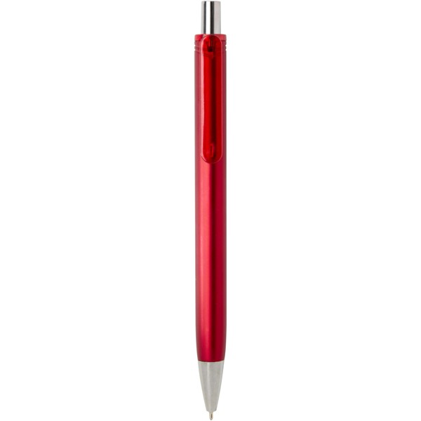 Feld RCS recycled ballpoint pen with metallic finish (black ink) - Red