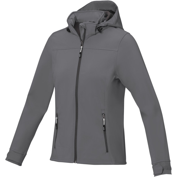 Langley women's softshell jacket - Steel Grey / XL
