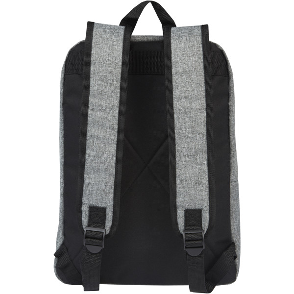 Reclaim 15\" GRS recycled two-tone laptop backpack 14L