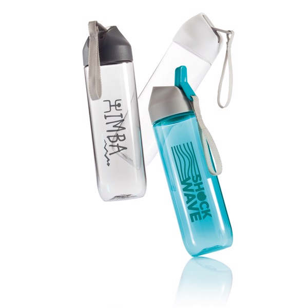 Neva water bottle Tritan 450ml - White / Grey