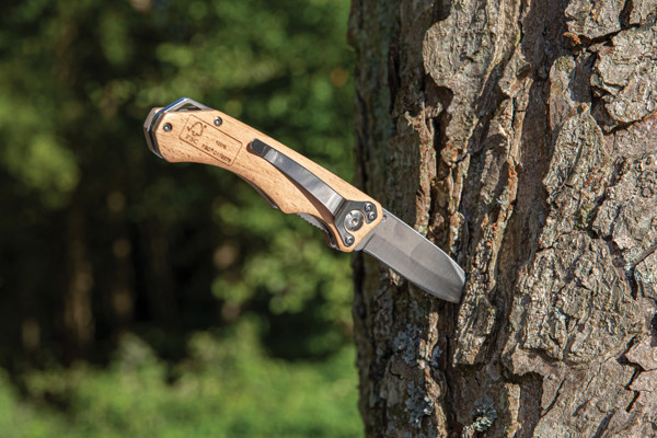 FSC® wooden outdoor knife