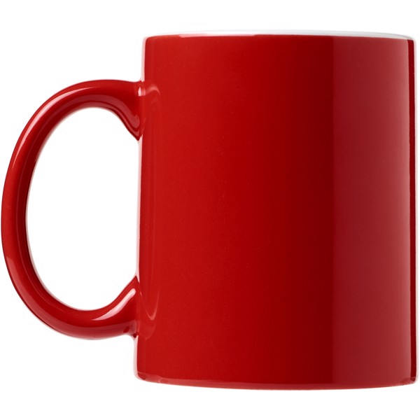 Java 330 ml ceramic mug - Red / White