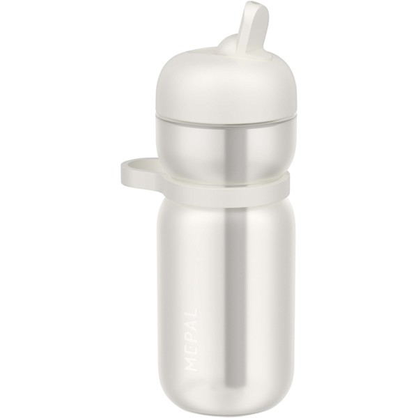 Mepal 600 ml sport bottle with flip lid - White