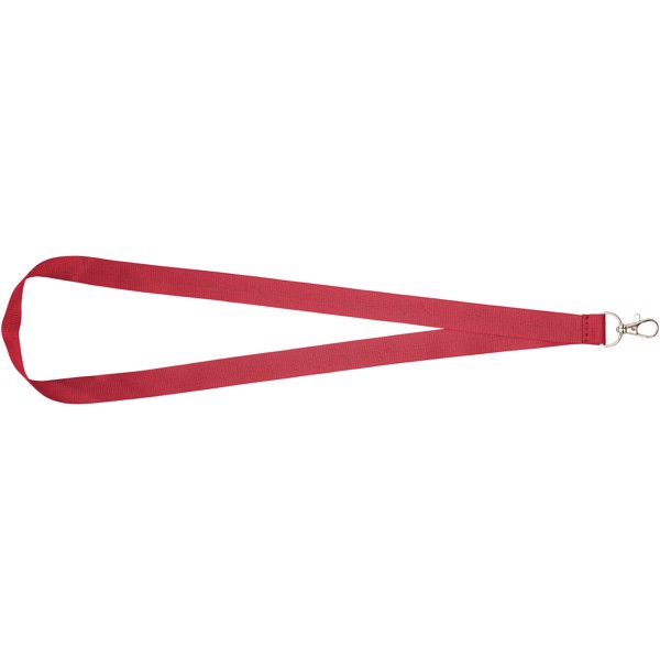 Lanyard con mosquetón práctico "Impey" - Rojo