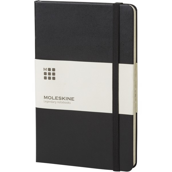 Moleskine Classic L hard cover notebook - squared - Black