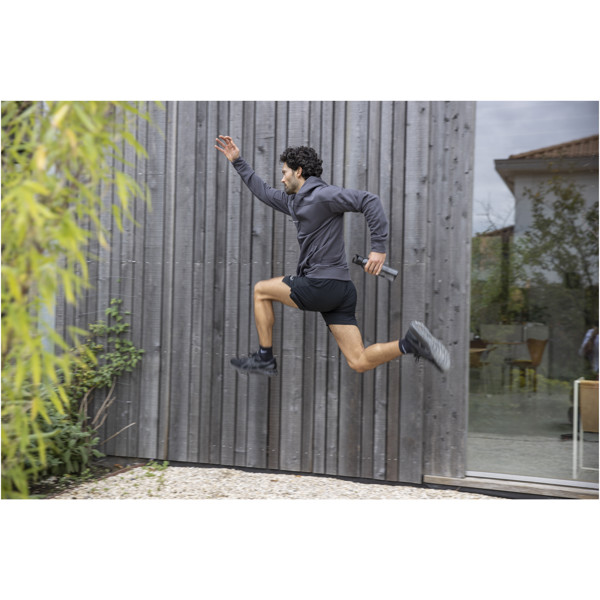 Nubia men's performance full zip knit jacket - Storm Grey / 2XL