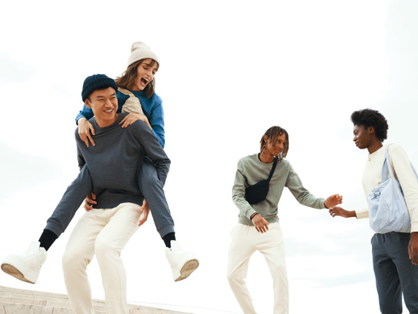 IQONIQ Cooper recycled cotton jogger - Natural Raw / XL