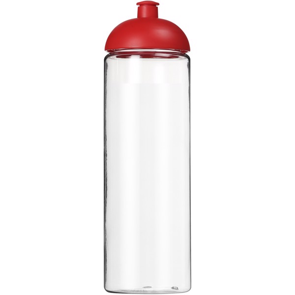 H2O Vibe 850 ml sportovní lahev s kupolovitým víčkem - Průhledná / Červená s efektem námrazy