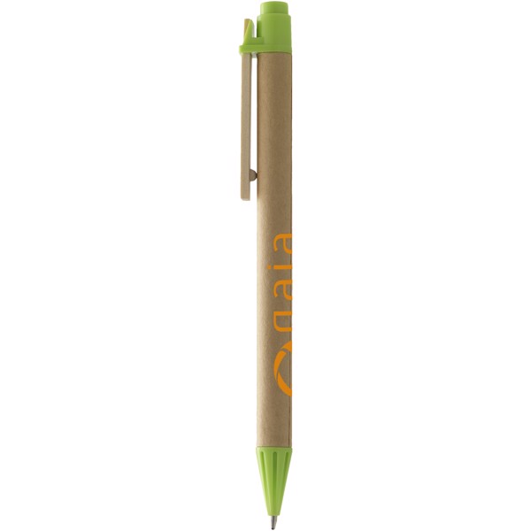 Salvador recycled ballpoint pen - Natural / Solid black