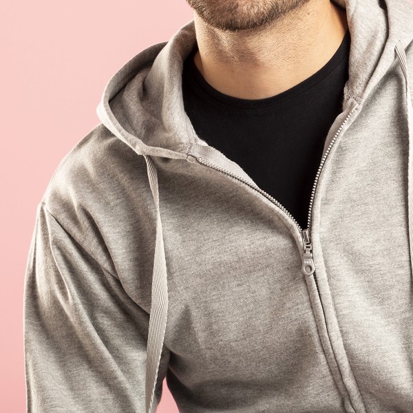 Adult Hooded + Zipper Sweatshirt "keya" SWZ280 - Yellow / M