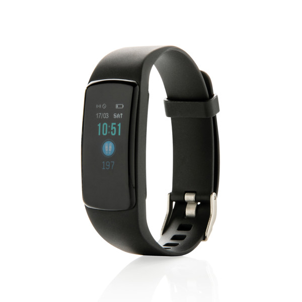 Stay Fit with heart rate monitor - Black